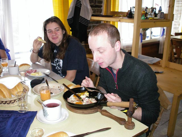 Gudrun und Christoph im Terzerhaus, 1.626 m (1. J&auml;n.)