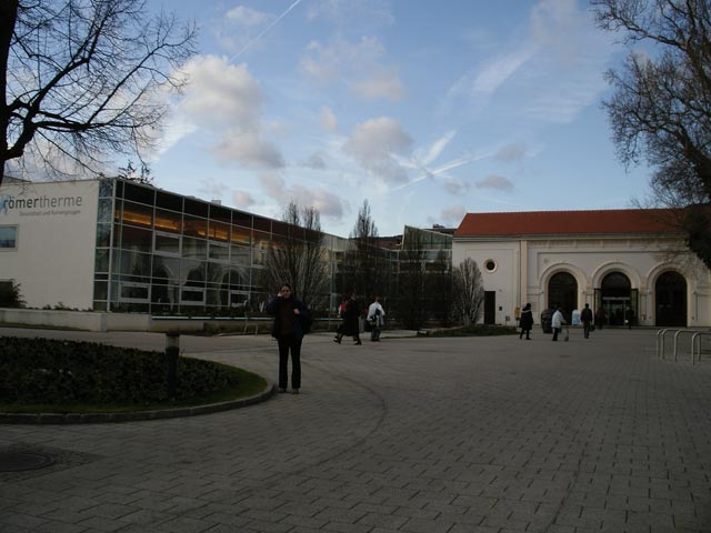 Daniela bei der R&ouml;mertherme Baden (14. J&auml;n.)
