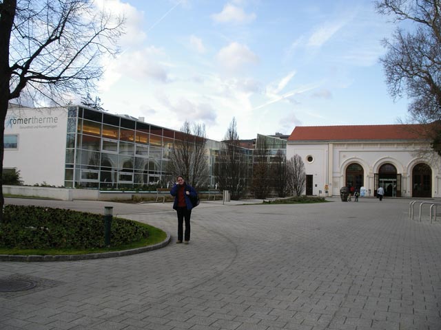 Daniela bei der R&ouml;mertherme Baden (14. J&auml;n.)