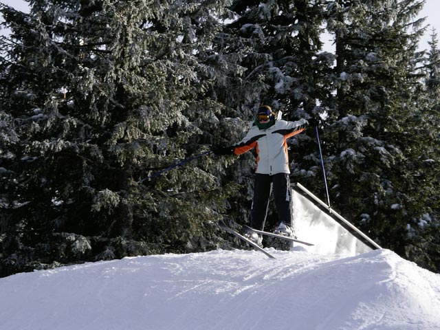 Daniela im Freestyle-Park