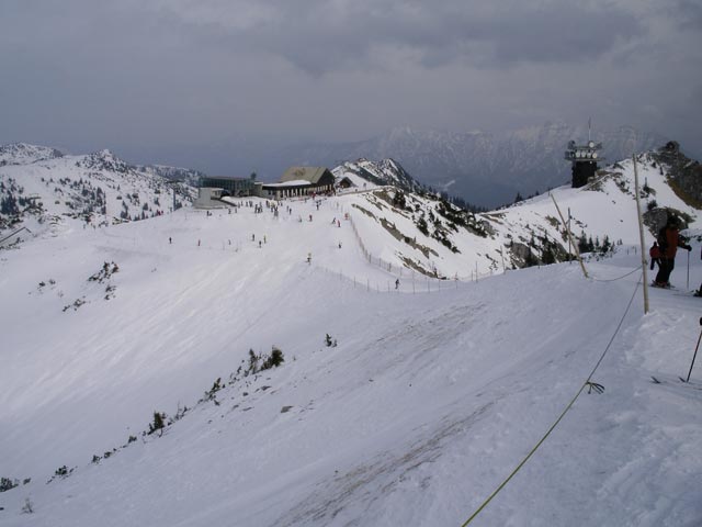 Bergstation des 4er Sessellifts Hochkar-Vorgipfel und Geischlägerhaus, 1.770 m