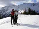 Ich und Daniela bei der Bergstation des Gaiberglifts II