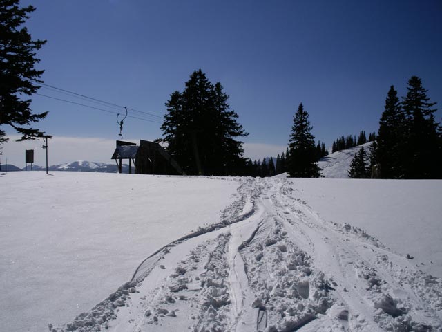 Bergstation des Wetterinlifts