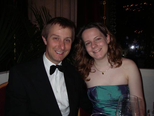 Ich und Daniela im Wiener Rathaus (17. März)