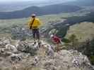 Andreas und ich beim Ausstieg des Blutspur-Klettersteigs