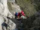 Pittentaler Klettersteig: Christoph und Daniela nach dem Steigbaum