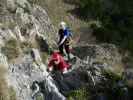 Pittentaler Klettersteig: Daniela und Christoph nach der ersten Querung