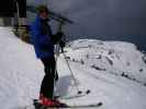 Andreas bei der Bergstation des 2er Sessellifts Großes Kar