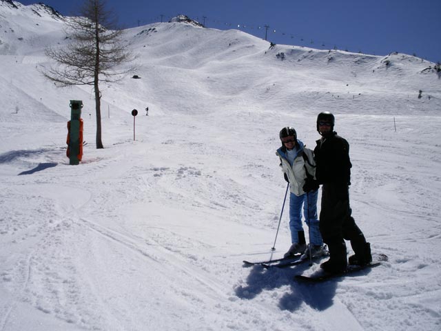 Mama und Markus auf der Piste 35 (15. Apr.)