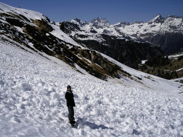 Markus neben Piste 23 (20. Apr.)