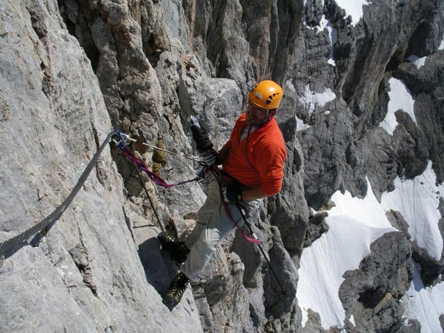 Axel am Skywalk-Klettersteig