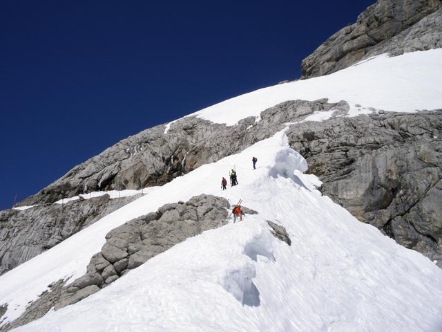 Axel zwischen Rosmarie-Stollen und Edelgrie&szlig;-Gletscher