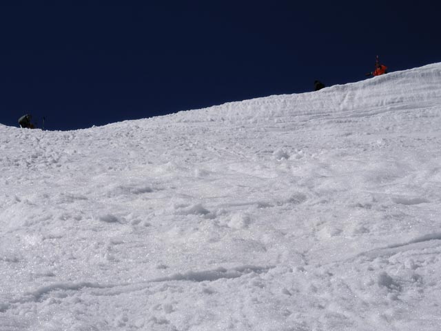 Axel zwischen Rosmarie-Stollen und Edelgrie&szlig;-Gletscher