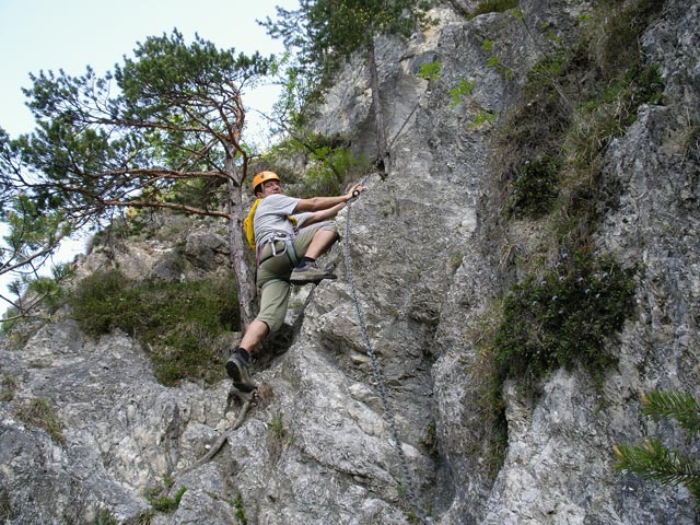 Andreas in der Schlüsselstelle