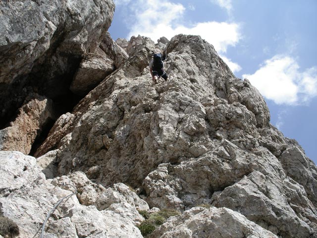 Via ferrata Crete Rosse per rampa Sud: Andreas