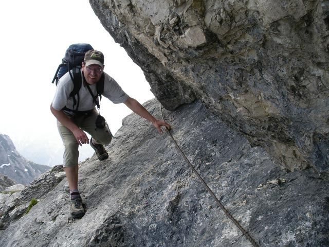 Andreas zwischen Bergwerkskogel und Rettenkogel