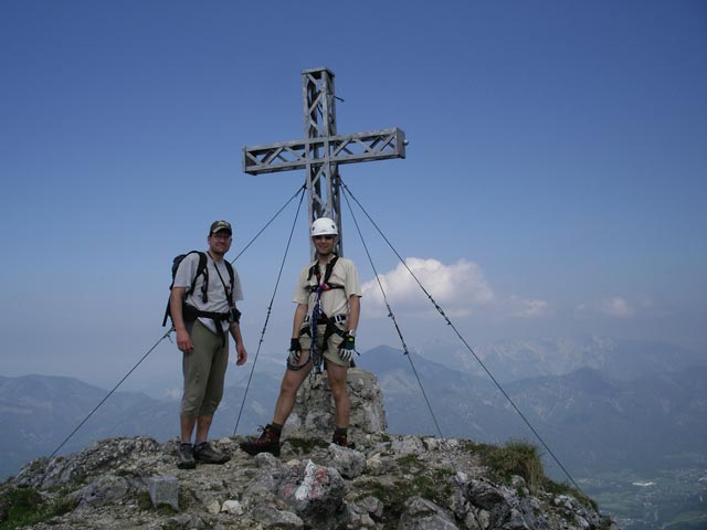 Andreas und ich am Rettenkogel, 1.780 m