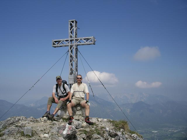 Andreas und ich am Rettenkogel, 1.780 m