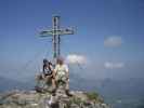 Andreas und ich am Rettenkogel, 1.780 m