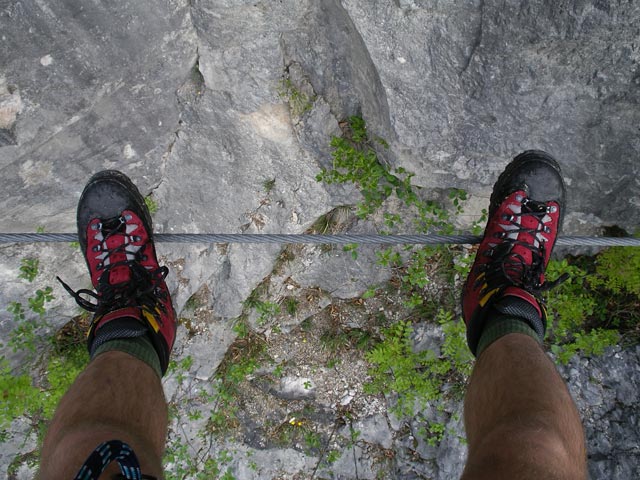 Ich auf der Seilbr&uuml;cke