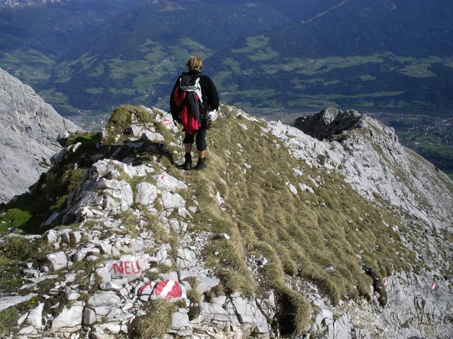 Erich zwischen Eisengattergrat und Bettelwurfhütte (12. Mai)