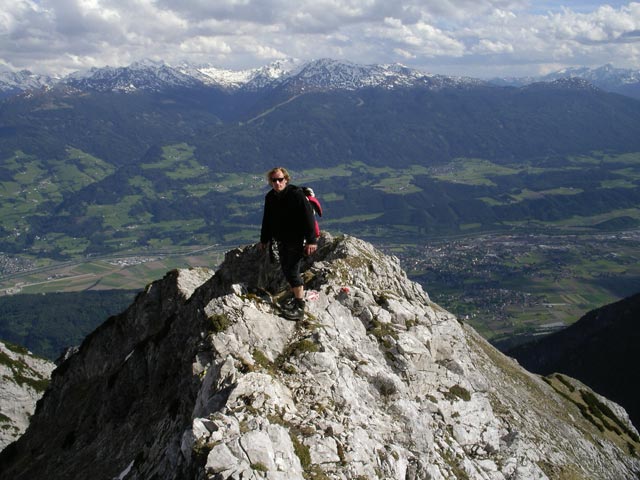 Erich zwischen Eisengattergrat und Bettelwurfhütte (12. Mai)