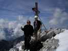 Erich und ich am Kleinen Bettelwurf, 2.650 m (12. Mai)