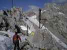 Innsbrucker Klettersteig: Irene beim Zustieg