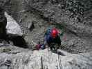 Innsbrucker Klettersteig: Daniela und Irene im Einstieg