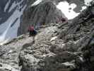 Innsbrucker Klettersteig: Daniela und Irene zwischen Einstieg und Seegrubenspitze