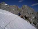 Innsbrucker Klettersteig: Daniela, Irene und Erich zwischen Seegrubenspitze und Seegrubenscharte