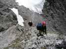 Innsbrucker Klettersteig: Erich und Daniela zwischen Einstieg und Seegrubenspitze