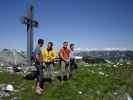 Markus, Axel, Andreas und Erich am Loser, 1.837 m (19. Mai)