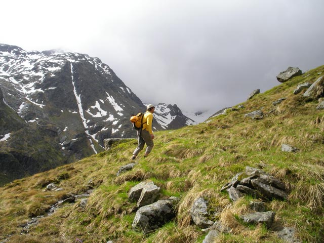 Axel auf Weg 134 auf der Grüblalm