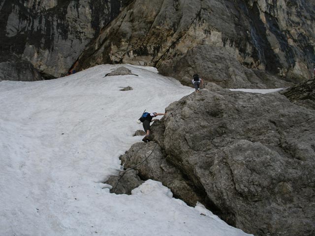 Johann-Klettersteig: Einstieg (7. Juni)