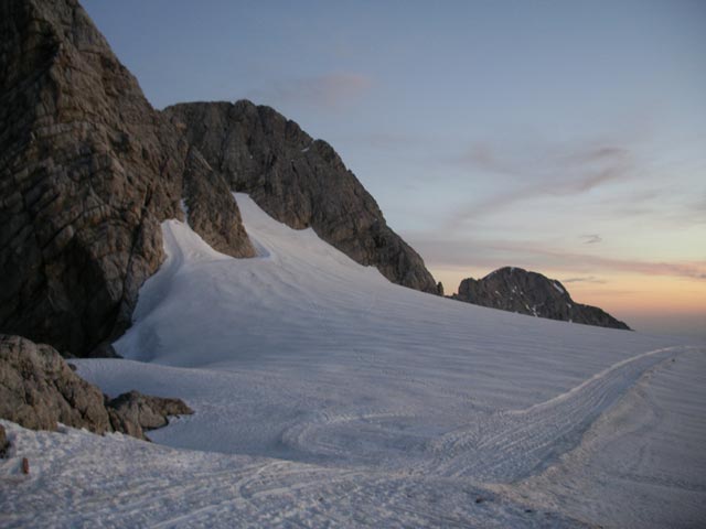 Niederer Dachstein von der Seethaler Hütte aus (8. Juni)