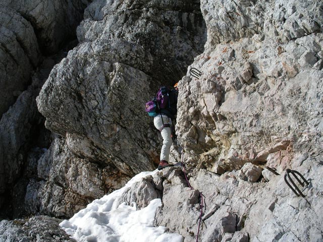 Randkluftanstieg: Erich (9. Juni)