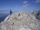 Westgrat-Klettersteig: Irene zwischen Austriascharte und Kleinem Koppenkarstein (8. Juni)