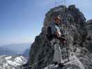 Westgrat-Klettersteig: Erich zwischen Kleinem Koppenkarstein und Großem Koppenkarstein (8. Juni)