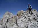 Westgrat-Klettersteig: Irene zwischen Kleinem Koppenkarstein und Großem Koppenkarstein (8. Juni)