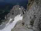 Sky Walk-Klettersteig: Mathias in der Querung (9. Juni)