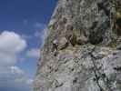 Sky Walk-Klettersteig: Mathias in der Querung (9. Juni)