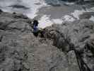 Sky Walk-Klettersteig: Irene im Ausstieg (9. Juni)