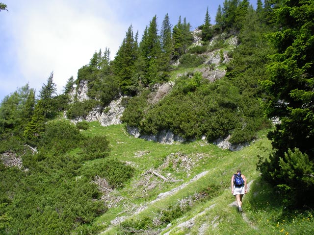 Erich zwischen Reißtalerhütte und Großem Fuchsloch