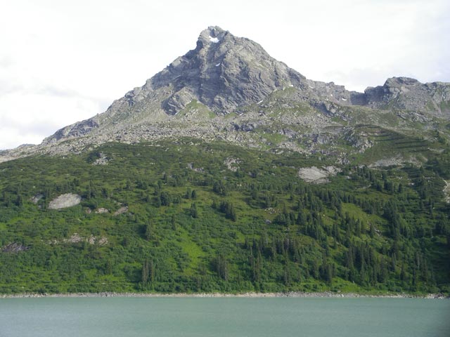 Ballunspitze vom Stausee Kops aus