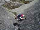 Silvapark-Klettersteig: Daniela im Einstieg