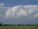 Wolkenstimmung über Süßenbrunn (1. Juni)