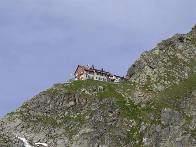 Saarbrückner Hütte von den Schwarzen Böden aus