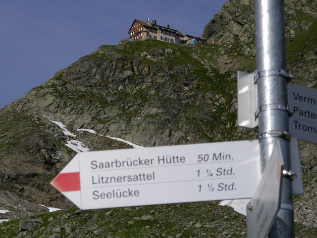 Saarbr&uuml;ckner H&uuml;tte von den Schwarzen B&ouml;den aus