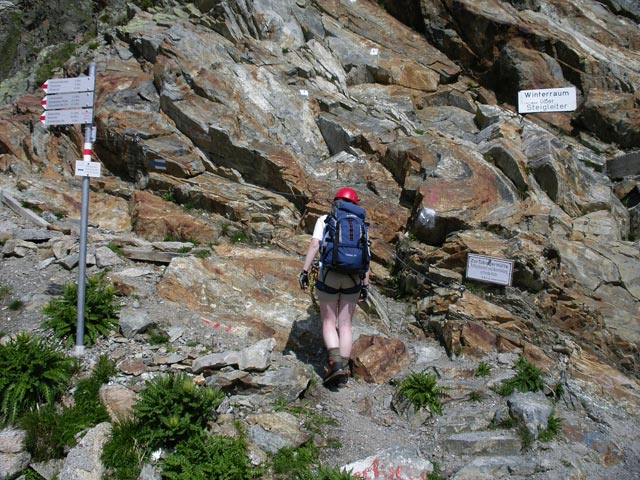 Daniela bei der Saarbr&uuml;ckner H&uuml;tte
